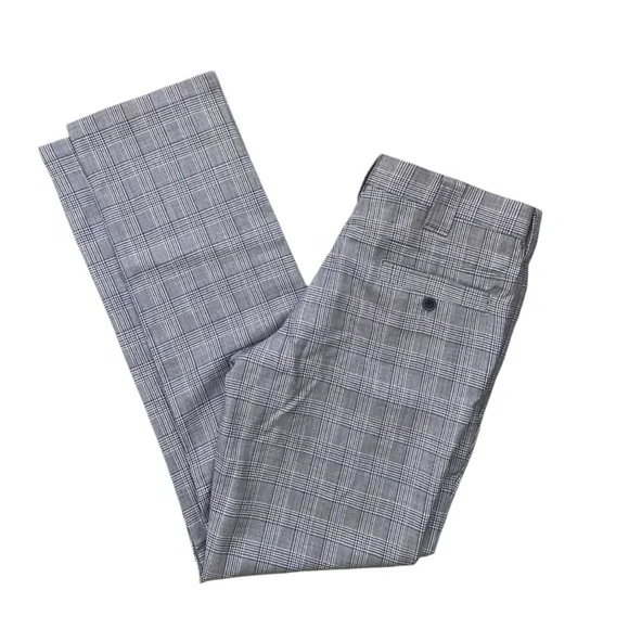 Moods of Norway Wool Glen Plaid Dress Pants Men's Tailored Norwegian Designer